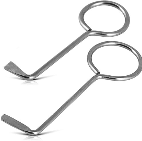 Weenwill Set di Grimaldelli,2 PCS Chiave Universale per Serrature Professionali per Serrature a Catena Chiave in Acciaio Inox per Aprire Quasi tutte le porte,Chiave per Porte da Camera