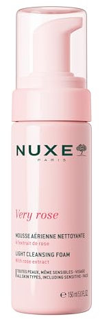 Nuxe Very Rose - Mousse Detergente Viso Deterge Lenisce e Ammorbidisce, 150ml
