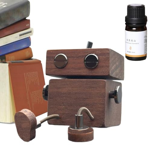 Shaersu Déshumidificateur d'air de voiture - Diffuseur de parfum en bois vacillant pour voiture - Pour homme et femme
