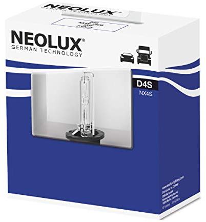 NEOLUX Standard D4S, Xenon Faro para Coches y Camiones, NX4S-1SCB, 4300 K, 42 V, 35 W, caja de cubierta suave (1 bombilla)