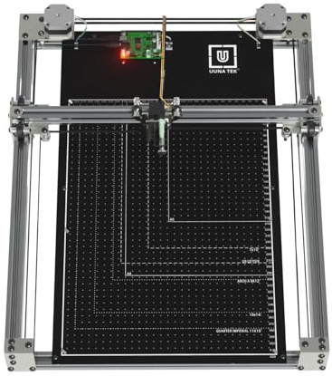 UUNA TEK iDraw H SE Robot da disegno per artisti, plotter a penna, plotter XY, robusta macchina da disegno robot per scrittura a mano con piastra di base, area di lavoro A5-A3, tutto nel design