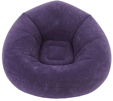 CIYODO canapé Gonflable Pouf canape de Jardin canapé de Jardin Fauteuil Pliable Fauteuil Relaxant Coussin de Sol de Piscine Gonflable Chaise Longue Pompe à air en Plastique