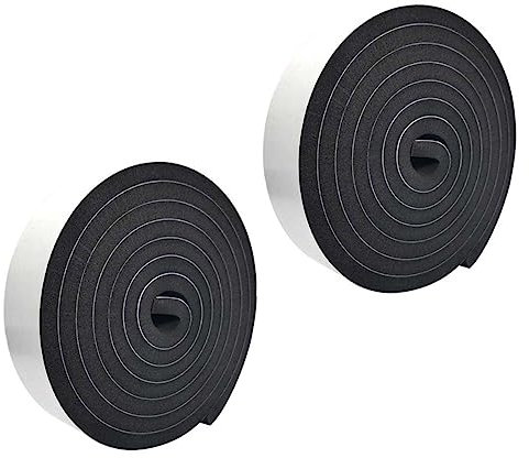 HOMSFOU 2rollos Cinta Aislante De Burlete De Amortiguador De Ruido Para y Electrodomésticos