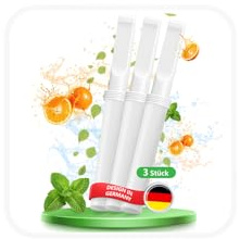 S1.1 3 Flavoured Air Inhaler White Orange-Flavoured Anxiety Relief Habit Replacing Breathing Stick