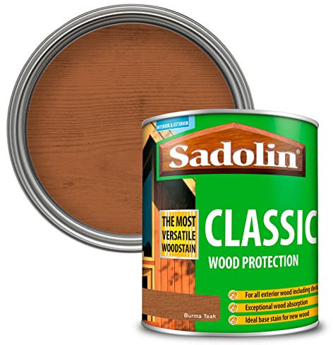 Sadolin Classic Wood Protection 1 litre - Burma Teak