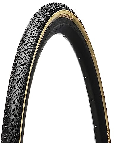HUTCHINSON - GT - Tubetype - City - Pour La Ville Et Le Loisir - Tringles Rigides - Noir / Tan - Dimensions 700 x 28-35 Cm
