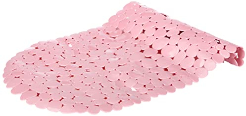 Douceur d'Intérieur Badewannenboden, Kieselstein-Motiv, 69 x 36 cm, Polyvinylchlorid (PVC), Rosenpulver, 80 x 150 cm