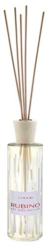 Linari: Rubino Diffusor 500 ml mit naturfarbenen Kapillarstäbchenset