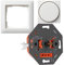 LED-Dimmer Universaldimmer 3-250W als Komplettset mit Gira-Standard 55 reinweiß seidenmatt Phasenanschnitt und Phasenabschnitt