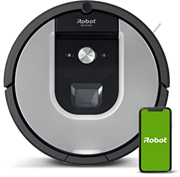 iRobot Aspirateur Robot connecté Roomba® 971 - Brosses Anti-emmêlement - Idéal Animaux - Navigation supérieure - Se Recharge et reprend Le Nettoyage - Contrôle Vocal et à Distance