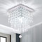 FRIXCHUR Kristall Kronleuchter Deckenleuchte Fitting Flur Lichter Deckenleuchte Kristall Regentropfen Kronleuchter für Schlafzimmer Wohnzimmer Esszimmer, E14 Basis