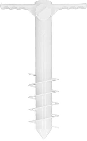 Tomotato Ancoraggio per Ombrellone da Spiaggia, Base per Ombrellone Resistente con Supporto per Ombrellone con Design a 5 Viti a Spirale per Spiaggia, Terreno, Terreno, Erba, Sabbia