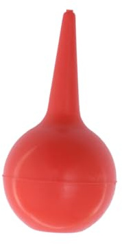 Healvian Bola de Lavado de Oídos de Goma 30 Ml Punta Cónica Flexible y Agarre Seguro para Limpieza Cómoda en Bebés y Personas Mayores