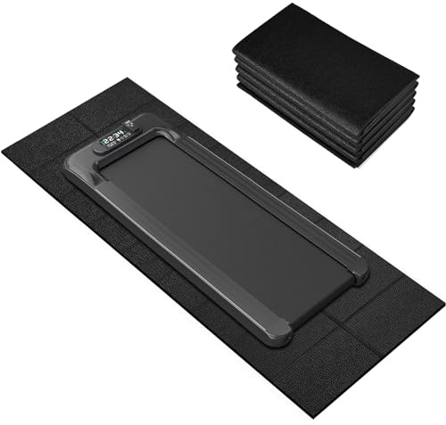 MAXVINI Tapis de protection de sol pour équipement de fitness, 180x80 cm, 6 mm d'épaisseur Tapis de fitness pliable en PVC pour moquettes et parquets, antidérapant et imperméable, compatible avec