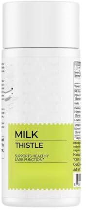 Milk Thistle - Lever Detox & Repair Support, Antioxidant Support - Vegetariskt