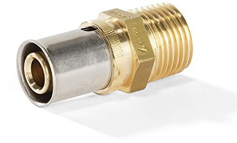 H2O-Flex® 32er Pressfitting mit 1AG/Außengewinde für Verbundrohr 3,0mm DVGW Aluverbund - Rohr 32 x 3,0mm Mehrschichtverbundrohr