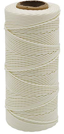 328 Feet Bricklaying Line, Braided Brick Builders Line Strong String Line for Building, Gardening, Marking and DIY Projects (Pearl White)