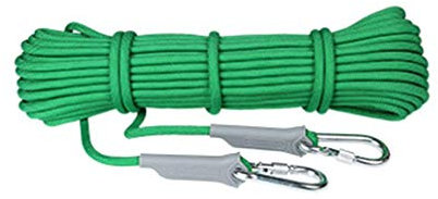 MU Corde auxiliaire d'escalade de sécurité résistante à l'usure, Tente de Sauvetage pour Alpinisme de 10 mm de diamètre, Corde de randonnée, Corde de Survie pour Auto-Sauvetage,D,30m