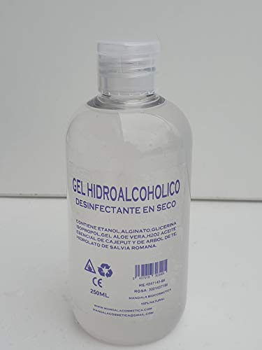 GEL HIDROALCOHOLICO 250ML CAJA 35 UNID.