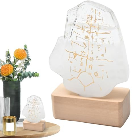 Holdes Storm Glass | Oracle Storm Glass Weather Predictor - Estación meteorológica de vidrio de tormenta, botella de pronóstico meteorológico de tormenta de nube, elegante, decorativo, predictor