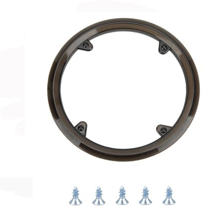 Floatdream Fahrrad Kettenradabdeckung, Kunststoff Fahrrad Kettenschutzring, Kettenschutzscheibe 8 Löcher, für 42 Zähne Fahrrad Mountainbike (Braun)