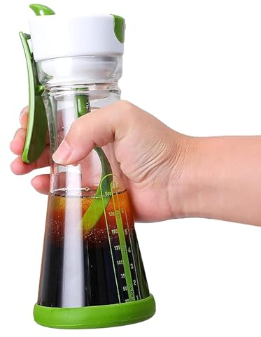 Mixer per condimenti per insalata - Shaker per condimenti per insalata, bottiglia per condimenti per insalata | Shaker per insalata fatto in casa, mixer per insalata per vinaigrette, cucina del ristor