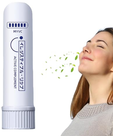 Nasal Inhaler, Inhalierstift Inhalationsstift, Eukalyptus Ätherisches Öl Naseninhalator, Energiestift Zur Verbesserung Der Atmung, Lindert Verstopfte Nase – Tragbare, Kühlende Und Erfrischende Stick