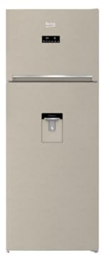 Frigorifero Beko Doppia Porta RDNE455E40DBN No Frost Altezza 185 Cm Colore Beige Classe Energetica F