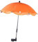 MERRYHAPY Stroller Umbrella Chair Umbrella with Clamp Adjustable Pushchair Sun Umbrella Universal Stroller Board Umbrella Clamp Holder Stroller Clip-on Umbrella Pram Umbrella Plastic Orange