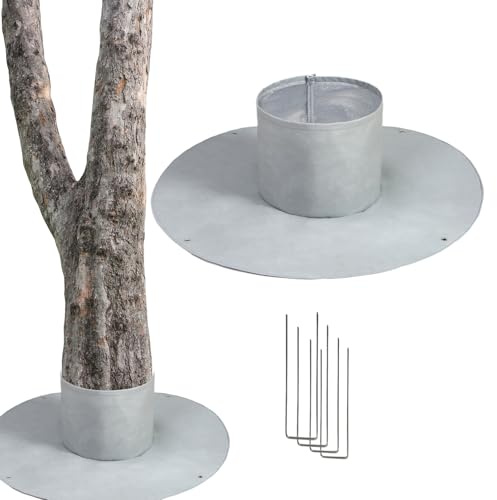 Celuicion Protección para raíces de palmeras, protección contra el frío para árboles, cubierta para raíces de plantas con clavos de tierra, para paisajes, jardines, granjas, silvicultura, exterior
