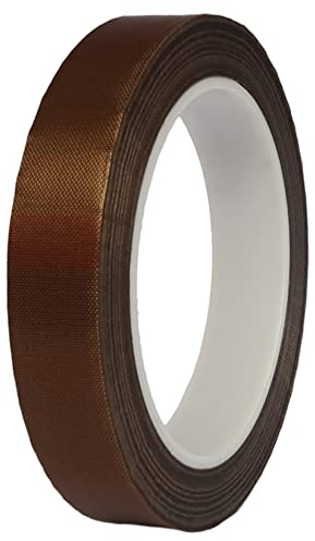 HOEREV Téflon, ruban adhésif de tissu de verre enduit PTFE,épaisseur 0,13mm, longueur 30m