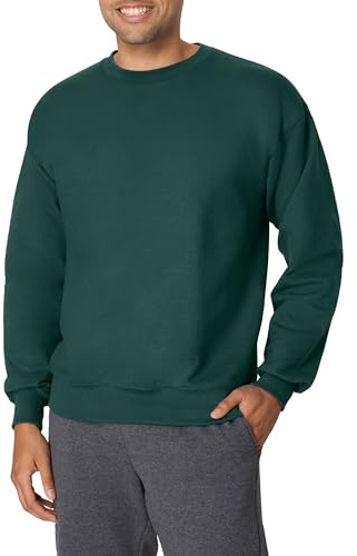 Hanes Men's Ultimate Cotton Heavyweight, Deep Forest, Medium