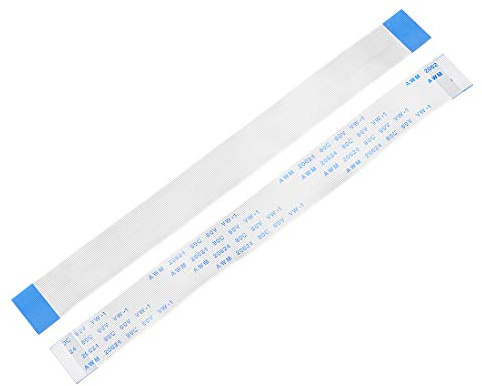 sourcing map Cable Flexible Plano, FPC FFC 28 Pines 0,5mm Paso 150mm L, Cable de Cinta Flexible para Televisor LCD Audio de Automóvil Reproductor de DVD Laptop, 10 Piezas (Tipo A)