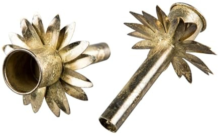 A lot Decoration - Ljushållare Kronljus flaska blomma - champagne 4-pack