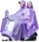 Regenponchos Damen Regenponcho Regenmantel Regenjacke Transparent Winddicht Unterzieher Einzel Doppel Regenjacke Wasserdicht Punkte Trenchcoat Parka Regenbekleidung für Fahrrad Motorrad (Violett Dopp