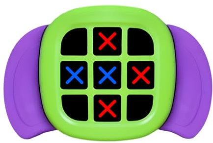 Elektronisches Tic-Tac Toe-Spiel, 4-IN-1 Digitales Tic-Tac Toe-Spiel für Erwachsene Kinder, Reisespiele Brettspiele, Tragbare Reisespielkonsole Gedächtnisspiele für Kinder 3-10 Jahre