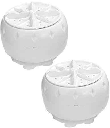 Cabilock 2piezas Lavadora Portátil Usb Mini Lavadoras Para Viajes Camping y Lavandería Apartamentos Incluye Ventosa Para Ropa Delicada y Espacios Pequeños