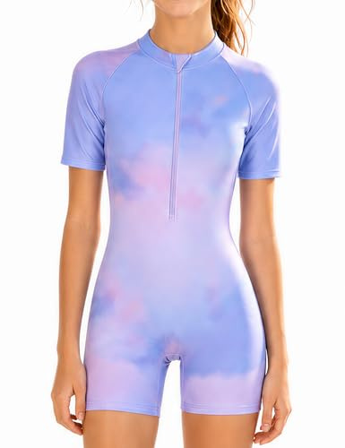 Ewbob Girls One Piece Swimming Costume Professional Swimwear 05 8-9