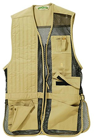 Unknown mens 30246 Bob Allen 240M Full Mesh Shooting Vest Rh Khaki L, Khaki, Large US
