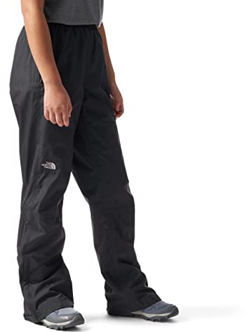 THE NORTH FACE - Resolve Wanderhose Damen - Regular Fit - wasserdichte Trekkinghose, Schwarz, M