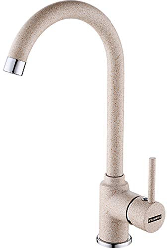 FRANKE High Pressure Kitchen tap with Fixed spout Made of Fragranite Pola-Beige 115.0298.095, mit festem