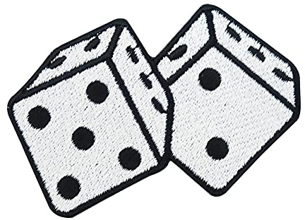 Finally Home Casino Würfel Bügelbild Patch zum Aufbügeln | Patches, Aufbügelmotive