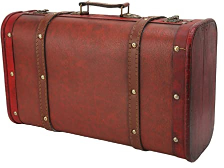 Baúl, maleta vintage, cofre del tesoro decorativo, cajas de cartón decorativas para el baúl de viaje, almacenamiento de joyería de diseño retro para exhibición de recuerdo en el dormitorio o decoració