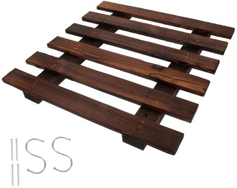 Happyyami 1set Fioriera Da Muro Legno Con Decorativa Per Balcone Supporto Per Piante Da Ed Esterno Design Moderno e Rustico Facile Installazione Per e Verande