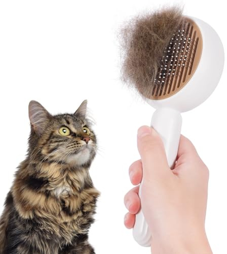 CIRULLI a Spazzola Per Gatti,Spazzola Gatto Multifunzionale Per la Rimozione,Spazzola Per Capelli di Gatto Con Spray per Umidificazione, Pettine