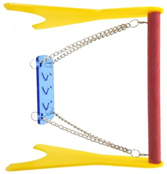 iplusmile Balançoire pour Animaux Balançoire pour Souris avec Support de Jeu et Chaise Berçante pour Cage