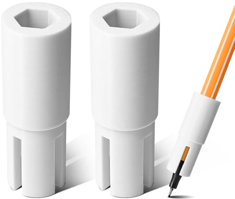 Adapter pennhållare för Cricut Maker 3 4 – pennor adapter tillbehör för Cricut Maker 2-4, Explore 3-4, Air 2-3, för Stabilo Point 88 pennor vikning penna, plotter tillbehör för skrivning ritning (2