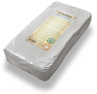 Töpferton weiss 10 kg feinschmottiert