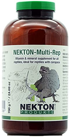 NEKTON-Multi-Rep | Futterergänzungsmittel für Reptilien, besonders ideal für Panzerträger (700g)