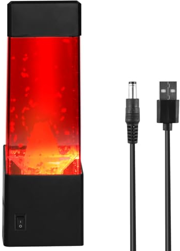 LED-Vulkanlampe USB/Batteriebedienete Vulkan Nachtleuchte Mehrfarbenwechsele Vulkanlampe Dekorative wiederverwendbare simulierte Vulkanbiente Lampe für Home Office Schlafzimmer Wohnzimmer